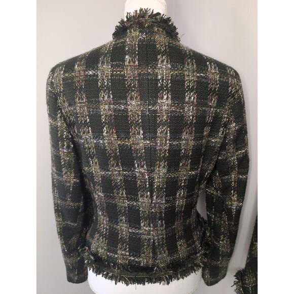 Allen by Allen Swartz tweed knit chic skirt blazer set 6 - Picture 5 of 11